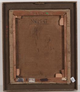 Pittore del XIX-XX secolo Serra con fiori  - Asta Dipinti del XIX-XX Secolo - Associazione Nazionale - Case d'Asta italiane