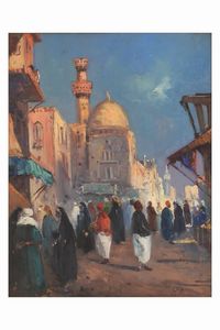 H. Ainea Orientalista  - Asta Dipinti del XIX-XX Secolo - Associazione Nazionale - Case d'Asta italiane