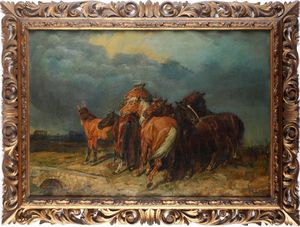 Alfred Roloff - Cavalli