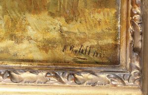 Alfred Roloff : Cavalli  - Asta Dipinti del XIX-XX Secolo - Associazione Nazionale - Case d'Asta italiane