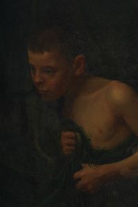 Arturo Daniele : Ritratto di fanciullo  - Asta Dipinti del XIX-XX Secolo - Associazione Nazionale - Case d'Asta italiane