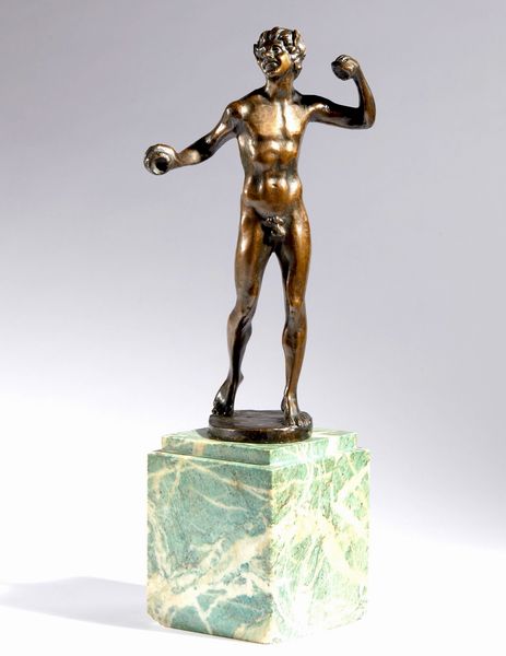 Pietro da Barga : Satiro con cimbali  - Asta Placchette, Medaglie, Sculture e Ceramiche dal XIV al XIX secolo - Associazione Nazionale - Case d'Asta italiane