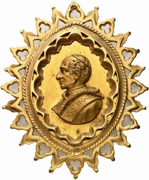 Papa Leone XIII (1878 – 1903)  - Asta Placchette, Medaglie, Sculture e Ceramiche dal XIV al XIX secolo - Associazione Nazionale - Case d'Asta italiane