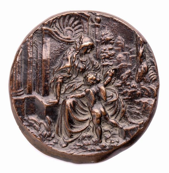 Peter Flötner : La Prudenza  - Asta Placchette, Medaglie, Sculture e Ceramiche dal XIV al XIX secolo - Associazione Nazionale - Case d'Asta italiane