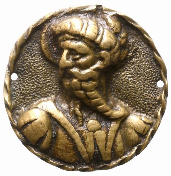 Busto virile  - Asta Placchette, Medaglie, Sculture e Ceramiche dal XIV al XIX secolo - Associazione Nazionale - Case d'Asta italiane