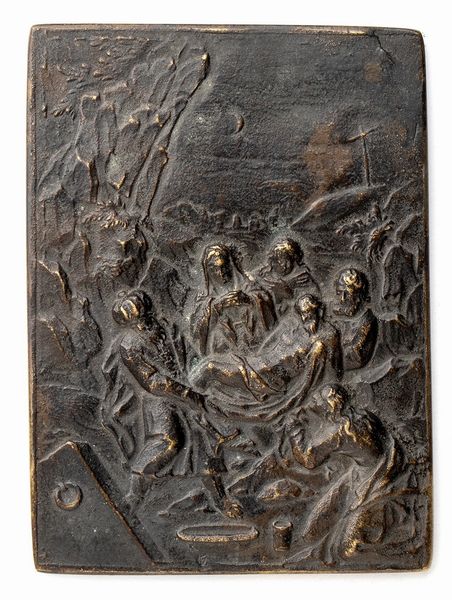 Matthias Wallbaum : La Deposizione  - Asta Placchette, Medaglie, Sculture e Ceramiche dal XIV al XIX secolo - Associazione Nazionale - Case d'Asta italiane