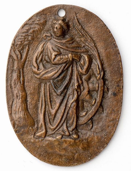 Santa Caterina d'Alessandria  - Asta Placchette, Medaglie, Sculture e Ceramiche dal XIV al XIX secolo - Associazione Nazionale - Case d'Asta italiane