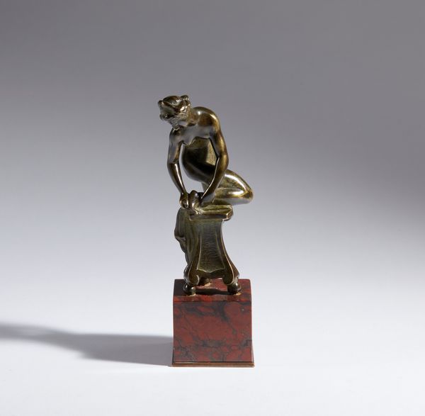 JEAN DE BOULOGNE DETTO GIAMBOLOGNA : Venerina  - Asta Placchette, Medaglie, Sculture e Ceramiche dal XIV al XIX secolo - Associazione Nazionale - Case d'Asta italiane