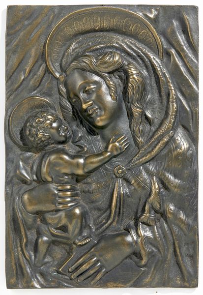 Diego De Siloe : Madonna col Bambino  - Asta Placchette, Medaglie, Sculture e Ceramiche dal XIV al XIX secolo - Associazione Nazionale - Case d'Asta italiane