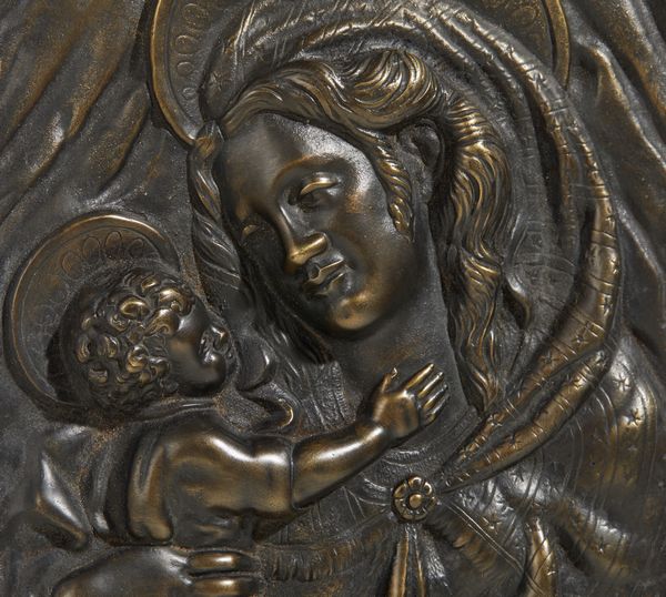 Diego De Siloe : Madonna col Bambino  - Asta Placchette, Medaglie, Sculture e Ceramiche dal XIV al XIX secolo - Associazione Nazionale - Case d'Asta italiane