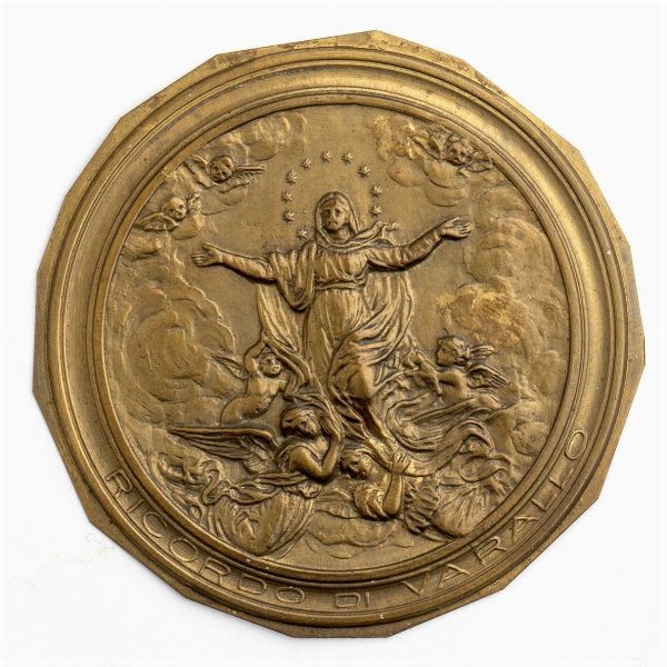 Assunzione della Vergine  - Asta Placchette, Medaglie, Sculture e Ceramiche dal XIV al XIX secolo - Associazione Nazionale - Case d'Asta italiane