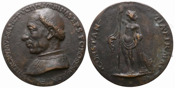 Girolamo Santucci  - Asta Placchette, Medaglie, Sculture e Ceramiche dal XIV al XIX secolo - Associazione Nazionale - Case d'Asta italiane