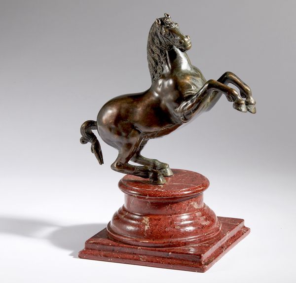 Francesco Fanelli : Cavallo rampante  - Asta Placchette, Medaglie, Sculture e Ceramiche dal XIV al XIX secolo - Associazione Nazionale - Case d'Asta italiane