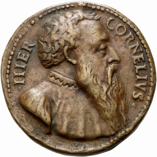 Girolamo Corner (c. 1480 - 1550) Capitano di Padova  - Asta Placchette, Medaglie, Sculture e Ceramiche dal XIV al XIX secolo - Associazione Nazionale - Case d'Asta italiane