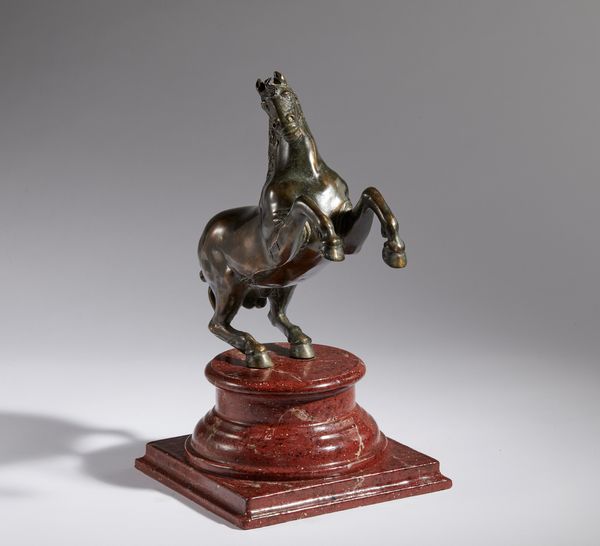 Francesco Fanelli : Cavallo rampante  - Asta Placchette, Medaglie, Sculture e Ceramiche dal XIV al XIX secolo - Associazione Nazionale - Case d'Asta italiane