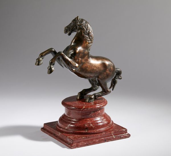 Francesco Fanelli : Cavallo rampante  - Asta Placchette, Medaglie, Sculture e Ceramiche dal XIV al XIX secolo - Associazione Nazionale - Case d'Asta italiane