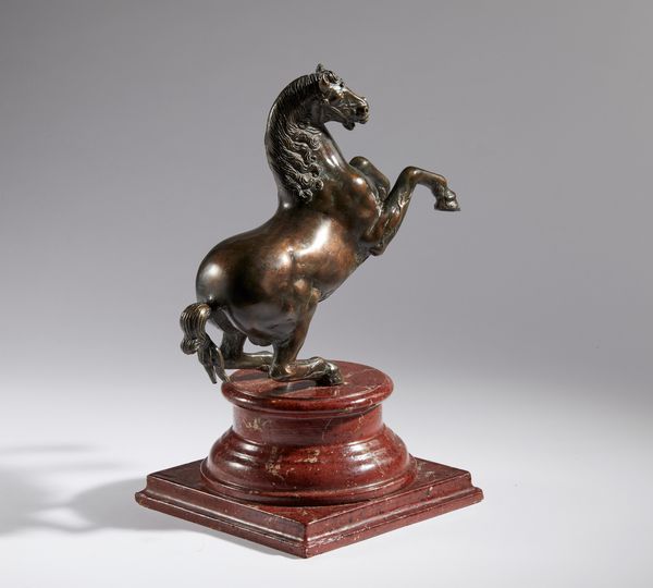 Francesco Fanelli : Cavallo rampante  - Asta Placchette, Medaglie, Sculture e Ceramiche dal XIV al XIX secolo - Associazione Nazionale - Case d'Asta italiane
