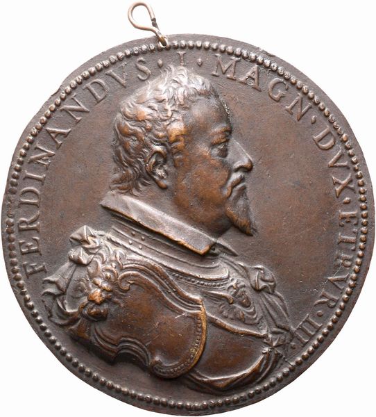 Ferdinando I (1587-1609)  - Asta Placchette, Medaglie, Sculture e Ceramiche dal XIV al XIX secolo - Associazione Nazionale - Case d'Asta italiane