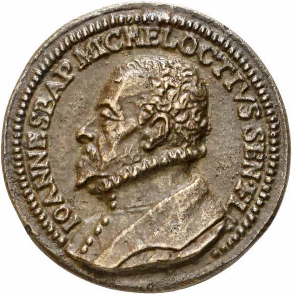 Giambattista Michelozzi (1521 – 1604) architetto e scultore  - Asta Placchette, Medaglie, Sculture e Ceramiche dal XIV al XIX secolo - Associazione Nazionale - Case d'Asta italiane