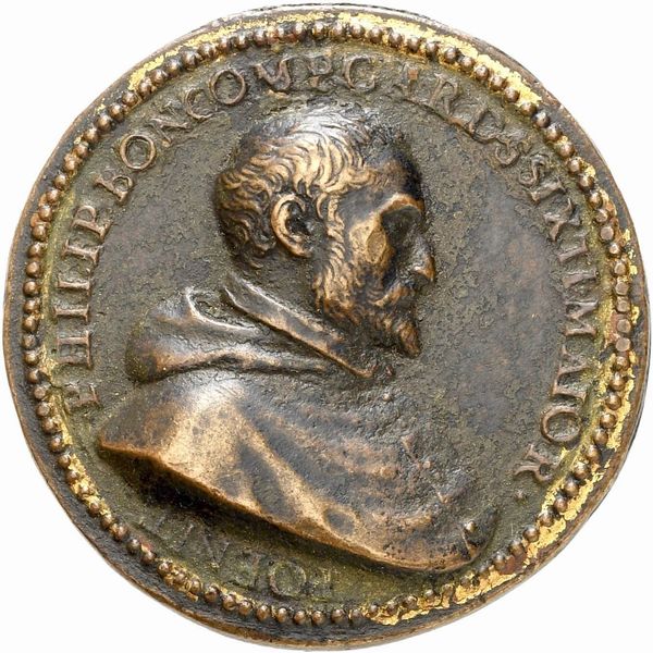 Filippo Boncompagni (1548 – 1586)  - Asta Placchette, Medaglie, Sculture e Ceramiche dal XIV al XIX secolo - Associazione Nazionale - Case d'Asta italiane