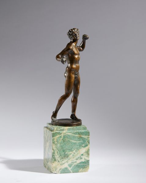 Pietro da Barga : Satiro con cimbali  - Asta Placchette, Medaglie, Sculture e Ceramiche dal XIV al XIX secolo - Associazione Nazionale - Case d'Asta italiane