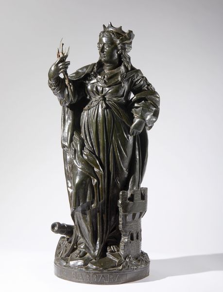 Santa Barbara  - Asta Placchette, Medaglie, Sculture e Ceramiche dal XIV al XIX secolo - Associazione Nazionale - Case d'Asta italiane