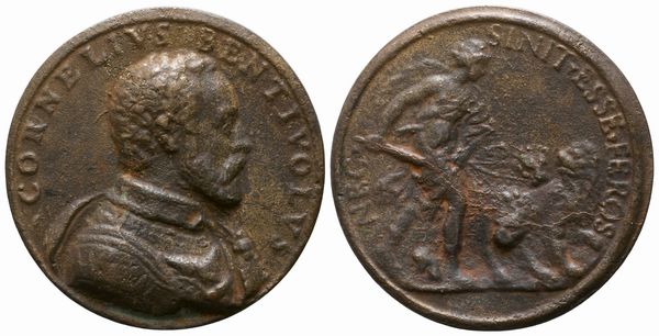 Cornelio Bentivoglio (1519 – 1585)  - Asta Placchette, Medaglie, Sculture e Ceramiche dal XIV al XIX secolo - Associazione Nazionale - Case d'Asta italiane