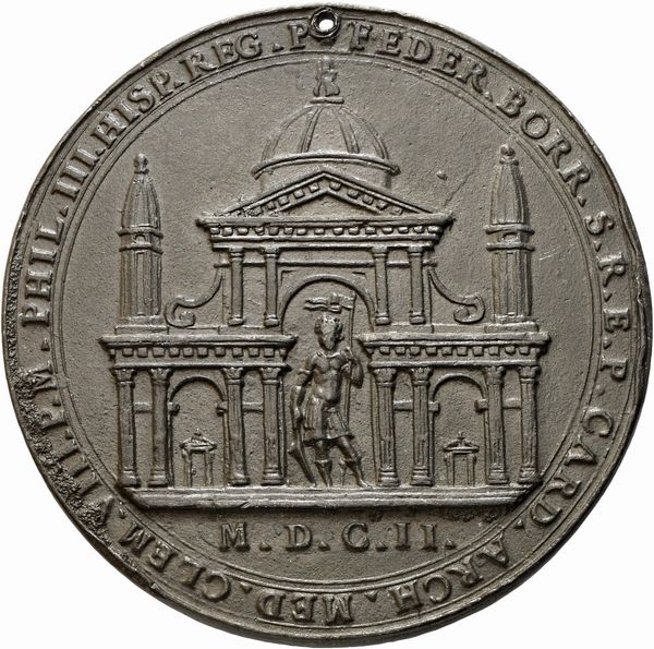 Chiesa di San Alessandro Milano  - Asta Placchette, Medaglie, Sculture e Ceramiche dal XIV al XIX secolo - Associazione Nazionale - Case d'Asta italiane