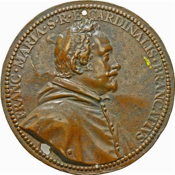 Johann Jakob Kornmann Cormano : Francesco Maria Brancaccio (1592 – 1675)  - Asta Placchette, Medaglie, Sculture e Ceramiche dal XIV al XIX secolo - Associazione Nazionale - Case d'Asta italiane
