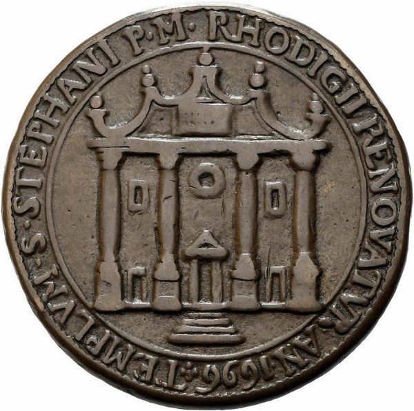 Carlo Labia (1624 – 1701) vescovo di Adria  - Asta Placchette, Medaglie, Sculture e Ceramiche dal XIV al XIX secolo - Associazione Nazionale - Case d'Asta italiane