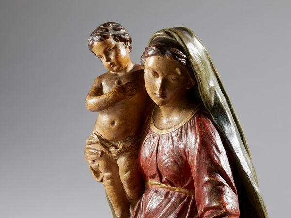 Madonna con Bambino  - Asta Placchette, Medaglie, Sculture e Ceramiche dal XIV al XIX secolo - Associazione Nazionale - Case d'Asta italiane