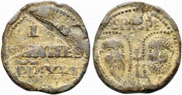 Bolla pontificia Giovanni XXI (1276 - 1277)  - Asta Placchette, Medaglie, Sculture e Ceramiche dal XIV al XIX secolo - Associazione Nazionale - Case d'Asta italiane