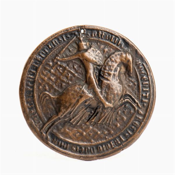 Copia di sigilli francesi  - Asta Placchette, Medaglie, Sculture e Ceramiche dal XIV al XIX secolo - Associazione Nazionale - Case d'Asta italiane