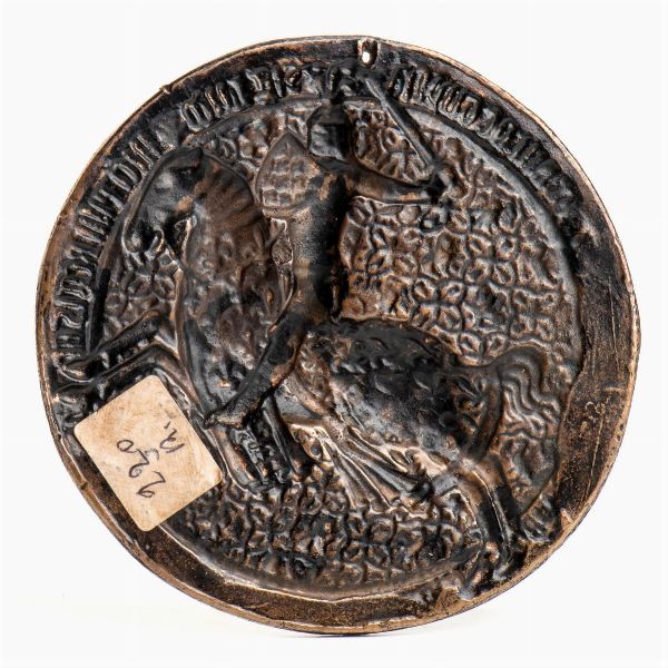 Copia di sigilli francesi  - Asta Placchette, Medaglie, Sculture e Ceramiche dal XIV al XIX secolo - Associazione Nazionale - Case d'Asta italiane