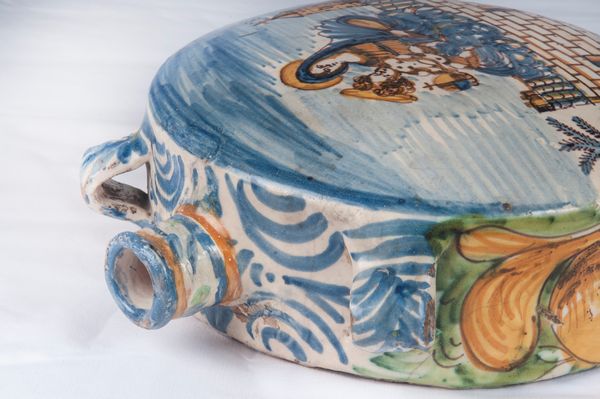 Fiasca del Pellegrino  - Asta Placchette, Medaglie, Sculture e Ceramiche dal XIV al XIX secolo - Associazione Nazionale - Case d'Asta italiane