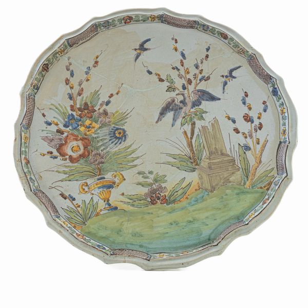 Alzata centrotavola  - Asta Placchette, Medaglie, Sculture e Ceramiche dal XIV al XIX secolo - Associazione Nazionale - Case d'Asta italiane
