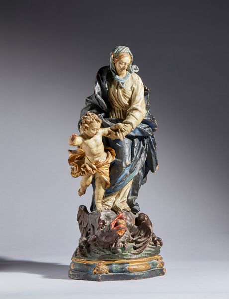 Madonna con Bambino  - Asta Placchette, Medaglie, Sculture e Ceramiche dal XIV al XIX secolo - Associazione Nazionale - Case d'Asta italiane