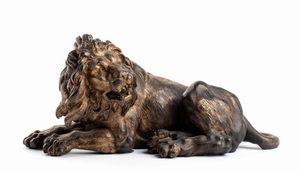 MANIFATTURA FRANCESE (?), XVIII-XIX SECOLO : Coppia di leoni  - Asta Placchette, Medaglie, Sculture e Ceramiche dal XIV al XIX secolo - Associazione Nazionale - Case d'Asta italiane