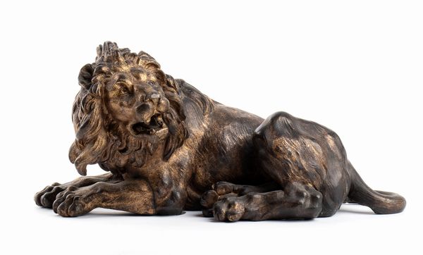 MANIFATTURA FRANCESE (?), XVIII-XIX SECOLO : Coppia di leoni  - Asta Placchette, Medaglie, Sculture e Ceramiche dal XIV al XIX secolo - Associazione Nazionale - Case d'Asta italiane