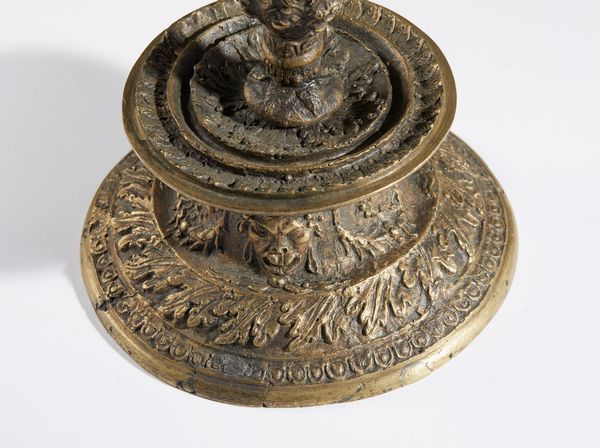 Gaspare Di Girolamo Macrì : Coppia di candelieri  - Asta Placchette, Medaglie, Sculture e Ceramiche dal XIV al XIX secolo - Associazione Nazionale - Case d'Asta italiane