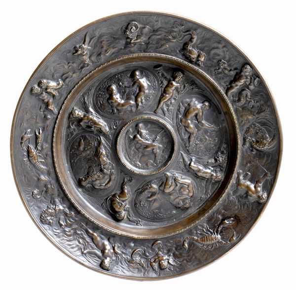 Kronos e lo Zodiaco  - Asta Placchette, Medaglie, Sculture e Ceramiche dal XIV al XIX secolo - Associazione Nazionale - Case d'Asta italiane