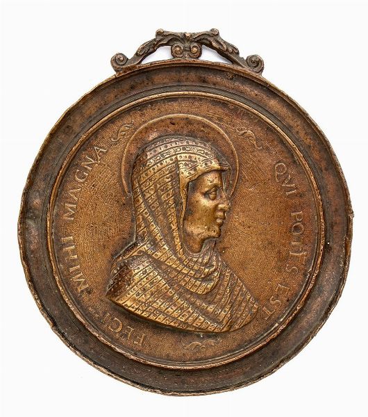 Madonna  - Asta Placchette, Medaglie, Sculture e Ceramiche dal XIV al XIX secolo - Associazione Nazionale - Case d'Asta italiane