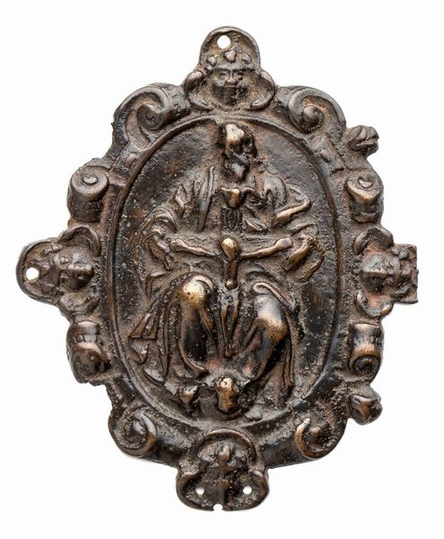 La Trinità  - Asta Placchette, Medaglie, Sculture e Ceramiche dal XIV al XIX secolo - Associazione Nazionale - Case d'Asta italiane