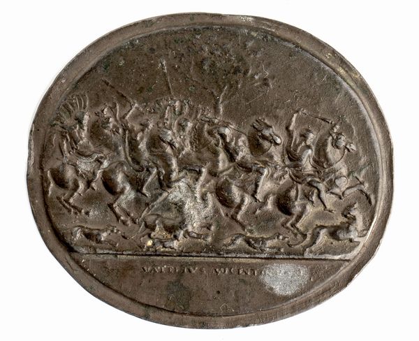 Valerio Belli : Caccia al leone  - Asta Placchette, Medaglie, Sculture e Ceramiche dal XIV al XIX secolo - Associazione Nazionale - Case d'Asta italiane