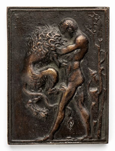 Valerio Belli : Caccia al leone  - Asta Placchette, Medaglie, Sculture e Ceramiche dal XIV al XIX secolo - Associazione Nazionale - Case d'Asta italiane