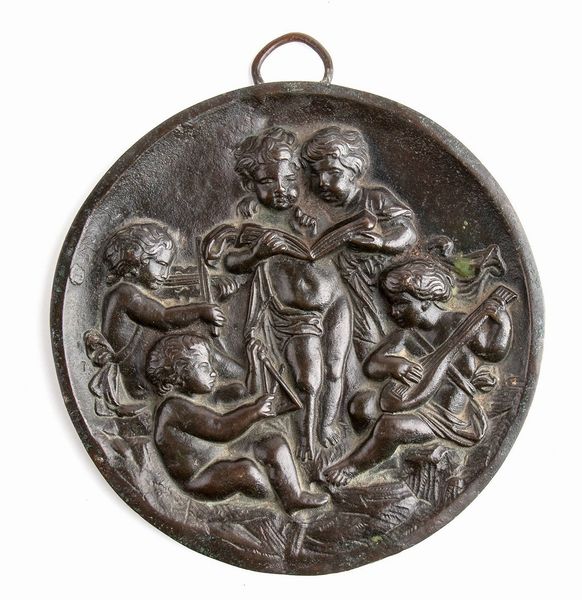 Putti musicanti  - Asta Placchette, Medaglie, Sculture e Ceramiche dal XIV al XIX secolo - Associazione Nazionale - Case d'Asta italiane