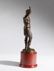 Cesare in lorica  - Asta Placchette, Medaglie, Sculture e Ceramiche dal XIV al XIX secolo - Associazione Nazionale - Case d'Asta italiane