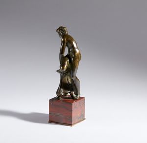 JEAN DE BOULOGNE DETTO GIAMBOLOGNA : Venerina  - Asta Placchette, Medaglie, Sculture e Ceramiche dal XIV al XIX secolo - Associazione Nazionale - Case d'Asta italiane