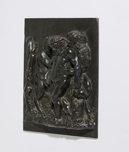 Claude Michel detto Clodion : Bacco ebbro  - Asta Placchette, Medaglie, Sculture e Ceramiche dal XIV al XIX secolo - Associazione Nazionale - Case d'Asta italiane