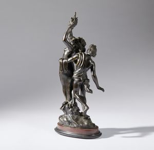 Giovanni Lorenzo Bernini : Apollo e Dafne  - Asta Placchette, Medaglie, Sculture e Ceramiche dal XIV al XIX secolo - Associazione Nazionale - Case d'Asta italiane